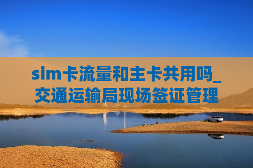 sim卡流量和主卡共用吗_交通运输局现场签证管理