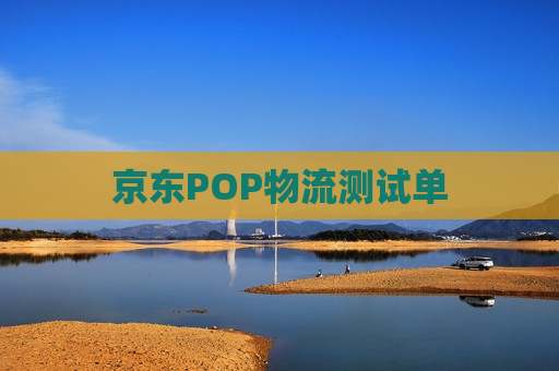 京东POP物流测试单